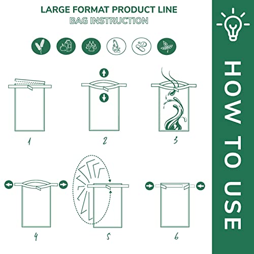 Sterile Sample Bags Sealable For Large Samples, Leakproof And Airtight Validated By Quality Control - Labplas Edl41218 Twirl’em Large Format - 228 Oz #TOP5