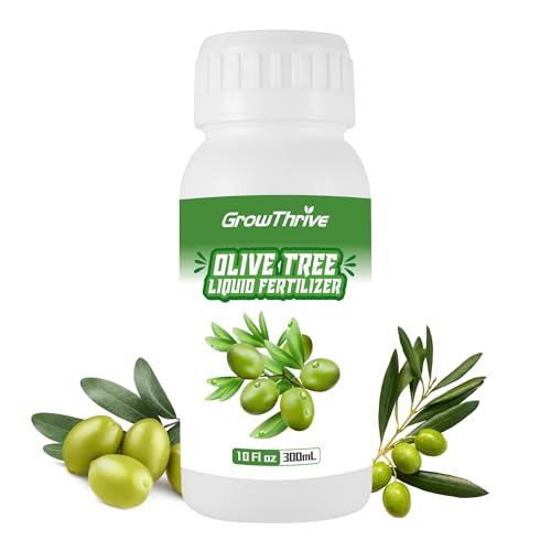 Olive Tree Fertilizer &ndash; Liquid Plant Food for Green Foliage, Root Growth & Fruit Production...