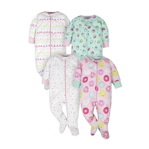 Image of ONESIES Brand Baby Boys Sleepers 4-Pack Footies and Toddler Set