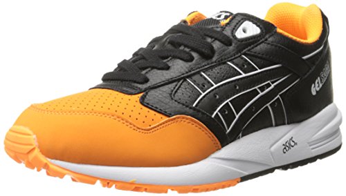 ASICS Gel Saga Retro Running Shoe, Orange Pop/Black, 8 M US