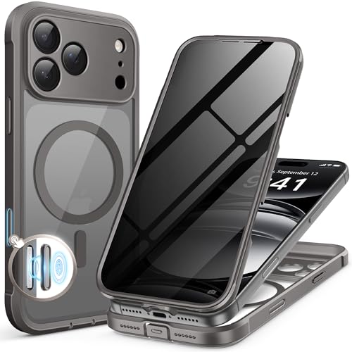 Coque anti-espion Pro Max 6,9" antichoc et magnétique