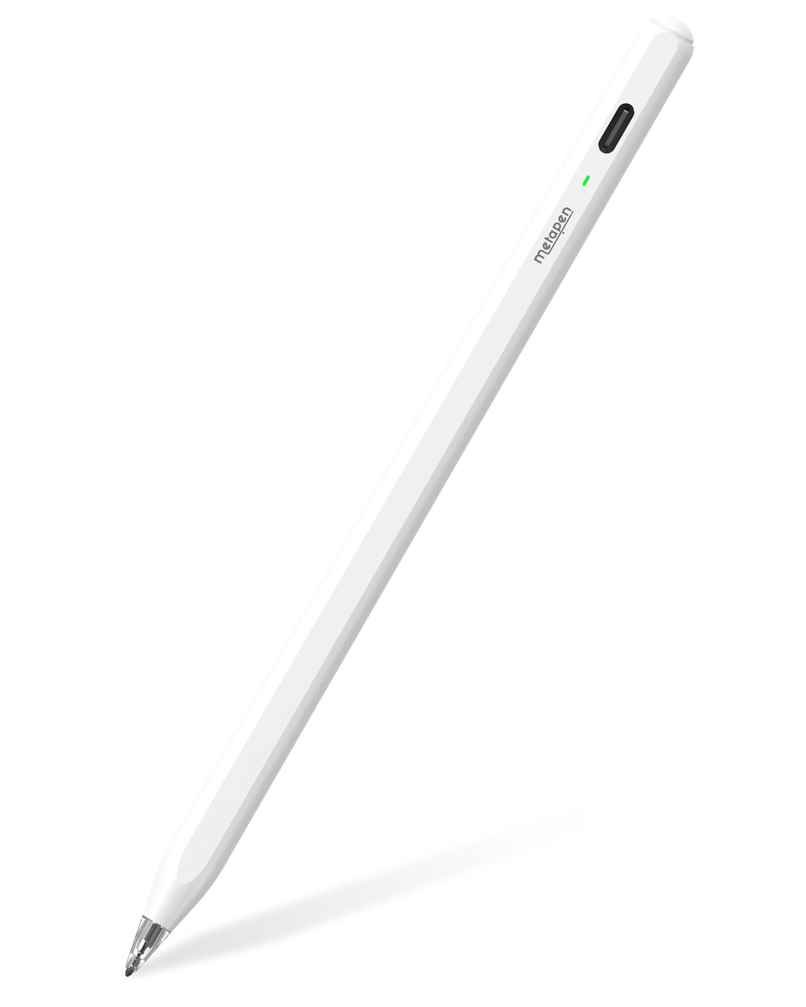 Metapen Air8 Pro iPad Stift für Apple iPad 2018–2025, Soft-Tip Upgrade, 20h Akkulaufzeit, 2X Schnellladung, Handballenabweisung, Ultraleicht Pencil für iPad 11/10/9/8/7/6, Air 3/4/5/M2/M3, Pro M4/12.9