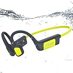 IFECCO Swimming Headphones Bluetooth 5.4 - Bone Conduction Underwater Headphones, IP68 Waterproof Open Ear Headpohnes with Mic, 32GB MP3 Player Memory for Swimming, Running, Cycling