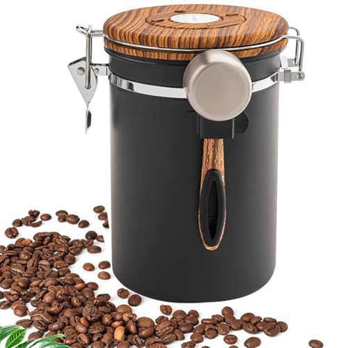 Bote hermético para café de 1800 ml con rastreador de fecha de tueste 6