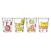 Silver Buffalo Spongebob Squarepants Featuring Patrick Star and Gary Quotes Set 4 Pack Mini Glass Set, 1.5 Ounces