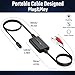 192kHz DAC Digital to Analog Audio Converter 7ft/2.1m Digital Audio Optical to RCA Cable SPDIF to RCA Converter with Built-in Audio Amplifier Chipset for HDTV, DVD, Blu-Ray Players