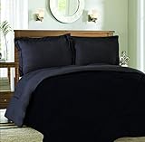 Sweet Home Collection 3 Piece Reversible Down Alternative Comforter Set with Euro Pillow Shams, Full/Queen, Charcoal/Silver