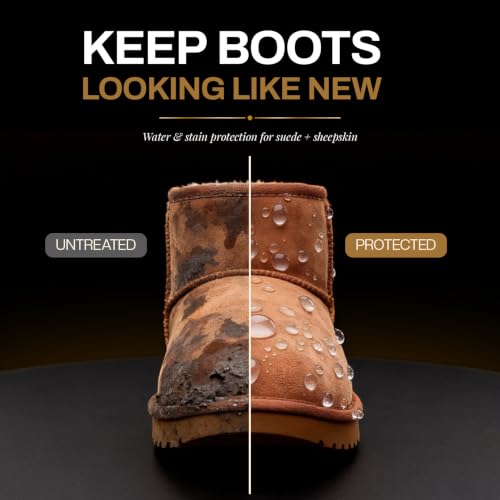 Image of Protect Shoe Protector Spray - Rain & Stain Water Repellent - Waterproofing Spray for Leather Suede Hats 6.76 OZ