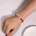 VNOX Rojo Acero Inoxidable Personalizado de Alerta Médica Pulsera de Silicona Ajustable,Grabado...