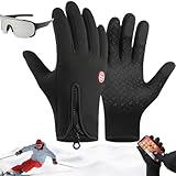 HItianya Freezr Thermo Handschuh - Perfekt füR Jedes Abenteuer, Touchscreen-Kompatibel, Thermo Handschuhe, Unaufhaltsam Bei Wind und Wetter, Outdoor-AktivitäTen Wie Laufen und Radfahren (B, L)