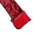ZUYPSK Damen Lack Leder Fingerlose Handschuhe Metallic Kostüm Zubehör Arm Stulpen Punk Nieten Outfit Tanz Party Clubwear (XXL, Rot)