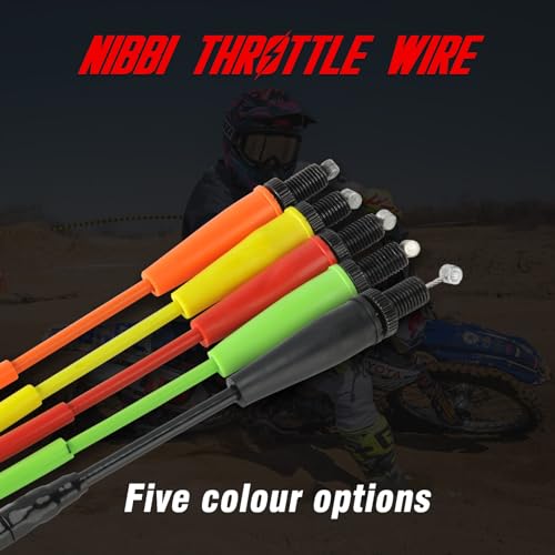 nibbi 46" Go Kart Throttle Cable Universal 46 inch Motorcycle Cable Stainless Steel for Minibike TaoTao Kymco SYM GY6 Scooter 125 150 Moped (Black) by nibbi - Image 7