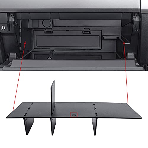 Jkcover Compatible With Toyota 4Runner Glove Box Dividers Organizer 2010-2021 2022 2023 And Lexus Gx 460 (2010-2023) Accessories Insert Box Abs Secondary Storage #TOP2