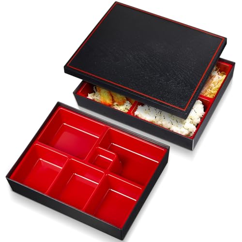 Japanese Divided Bento Lunch Box (2 Pcs)