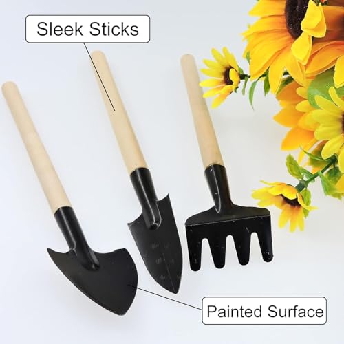 Image of Premium Gardening Tools Combo - Flower Cutter /Pruner /Gardening Claw Gloves /Hand Cultivator, Big Trowel, Garden Fork (Bonsai Tool)