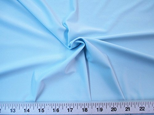 Discount Fabric Light Weight Soft Spandex 4 Way Stretch Baby Blue LY713