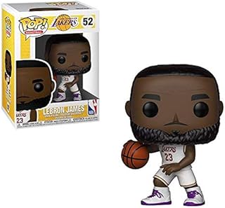 Funko 37271 POP Vinyl: NBA: Lakers: Lebron James (White Uniform) Natl Basketball Assoc, Multi