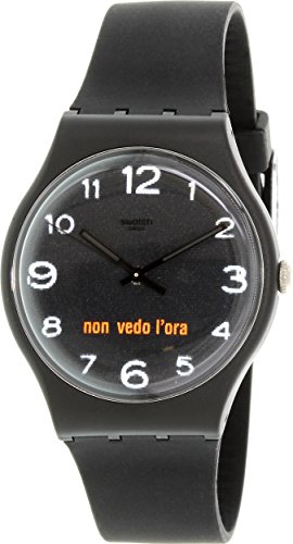 Swatch SUOB107 montre quartz homme noire étanche et tendance actuelle