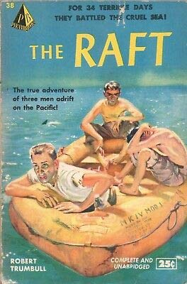 THE RAFT By ROBERT TRUMBULL Pyramid Books PAPER... B08LLBPNF3 Book Cover