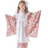 [キャサリンコテージ]3歳 7歳 七五三 女の子 アンティークエプロン着物ワンピース CC0905 100cm ピンク[PNK] TAK