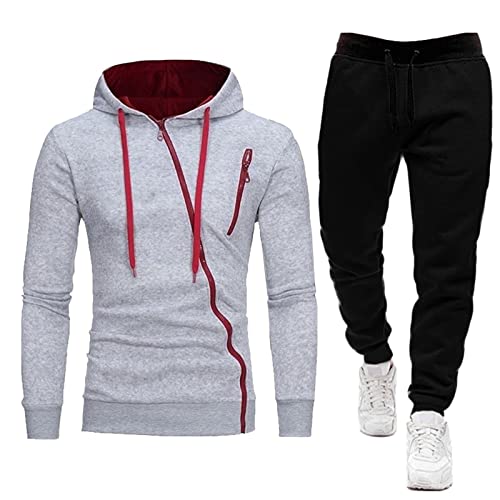 Survêtement homme 2 pièces décontracté ensemble jogging à manches longues BK2 XXL