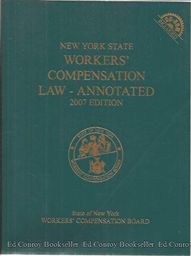 New York State Workers' Compensation Law Annota... 1422421996 Book Cover