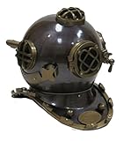 Handcrafted Model Ships Aluminum Mark Five Divers Helmet 18' - Diving Helmet - Mark Five Diving Helmet