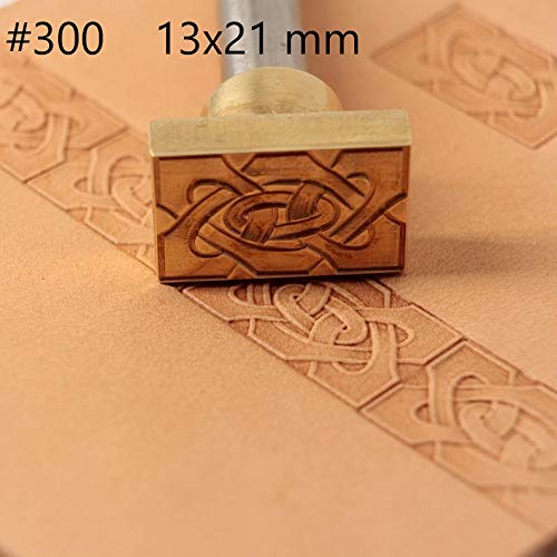 DandS ltd Leather Stamp Tool, Celtic Knot, Professional Steel Craft Tool for Leatherworking, Embossing, Carving & Stamping Leather Projects, Belts Wallets & DIY Projects Compatible with Mallet #300
