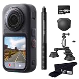 Insta360 X6 Race Bundle with 256GB Card-8K Waterproof 360 Ac...