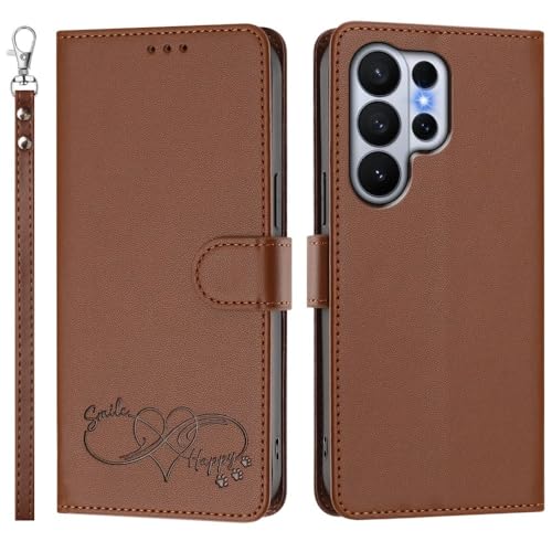 Étui portefeuille en cuir Samsung Galaxy S25 Edge au fini minimaliste