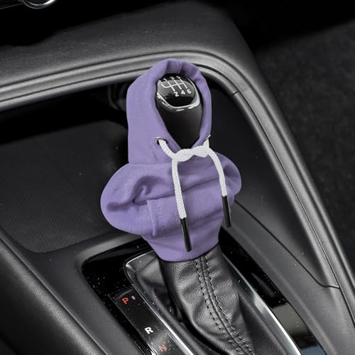 WINUERK Gear Shift Hoodie, Upgraded Universal Hoodie Car Gear Shift Cover, 6.7Inch Funny Shifter Hoodie, Car Interior Accessories Car Shifter Stick Protector Decoration for Most Car Gear Shift Levers