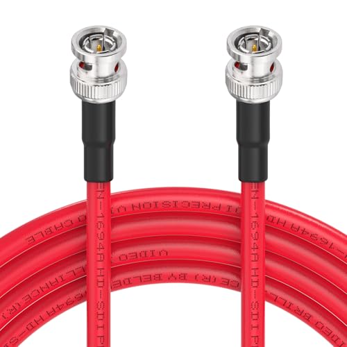 Superbat Kabel SDI 3G/6G/12G BNC 75 omów męski na męski Belden 1694A 15m