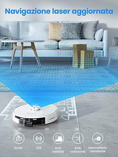 HONITURE Robot Aspirapolvere Lavapavimenti con