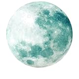 CORHAD 光るウォールステッカー 3D月型壁デコレーション 環境配慮PVC素材 防水仕様 寝室や保育園の壁装飾用 1枚入り