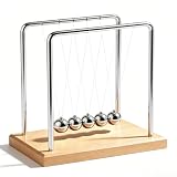 Smilesorg Newton's Cradle Balance Balls Fascinating Physics Gadget for Home and Office 7 Beads (5 Beads)