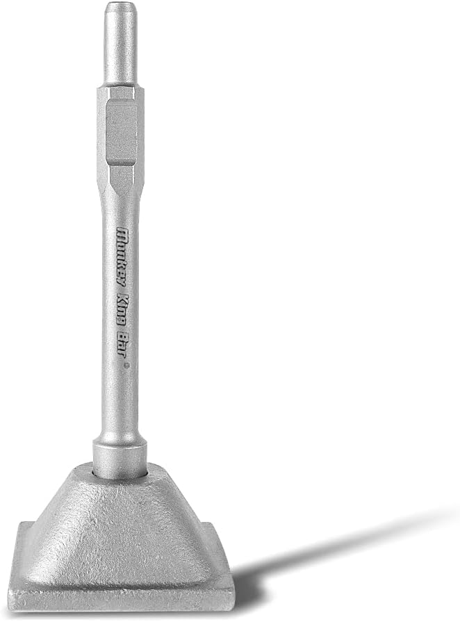 17IN Hex Tamper Shank and Plate for (30MM) Jack Hammer Bit Electric Demolition Concrete Breaker