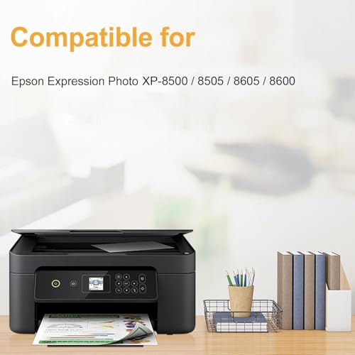 LeciRoba 378XL Wkład atramentowy do Epson 378 378xl wkłady atramentowe do Epson Expression Photo XP-8000 XP-8005 XP-8500 XP-8505 XP-8600 XP-8605 XP-8606 XP-8700 XP-8705 XP-150000 Drukarki (8)