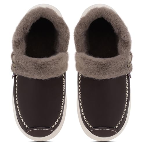 Image of CASSIEY Comfortable Indoor /Outdoor Winter Snow Boot |Men's Slip on Fur Shoes