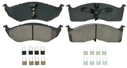 Wagner QS ZD730B Disc Brake Pad Set, Chamfered Edges for Smooth, Quiet Stops, Fits 2003–2005 Dodge Neon