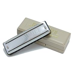 Suzuki MR250DB Bluesmaster Harmonica en ré bémol 10 Trous Argenté - Les Beatles, Paul McCartney, John Lennon, RIngo Starr, George Harrison Suzuki MR250DB Bluesmaster Harmonica en ré bémol 10 Trous Argenté – Image 2