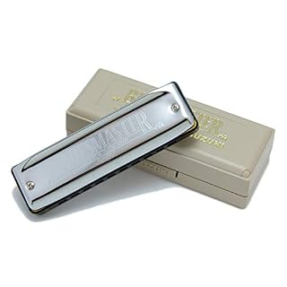 Suzuki MR250DB Bluesmaster Harmonica en ré bémol 10 Trous Argenté - Les Beatles, Paul McCartney, John Lennon, RIngo Starr, George Harrison Suzuki MR250DB Bluesmaster Harmonica en ré bémol 10 Trous Argenté – Image 2