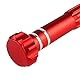 Larcele Spiralbohrer Bit, Präzision Handbohrer Pin Vise Werkzeuge, Mini Bohrer für Gießharz Bohren, Modellbau, Bastelarbeiten, Resin Schmuckherstellung SDZKQ-02 (Rot)