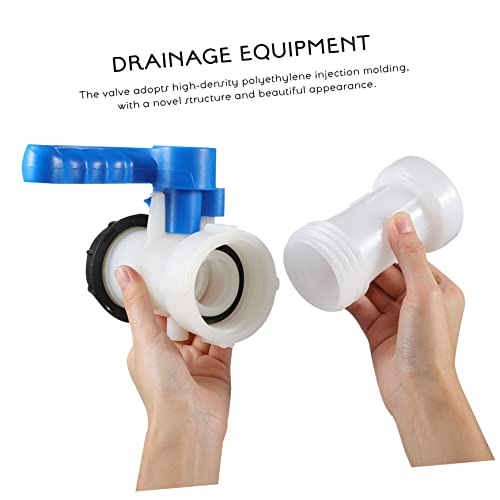 Robinet à disque et accessoire de contrôle de débit plastique pour cuve eau - 5