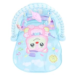 Babyspeelkleed Babygym Speelkleed Muzikaal Zacht Buikspeelkleed voor Kleine Kinderen (Blauw)