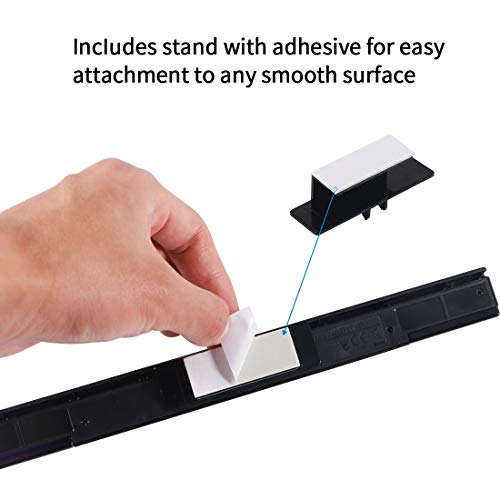 Aokin Usb Sensor Bar For Wii, Replacement Usb Wired Infrared Ray Sensor Bar For Nintendo Wii, Wii U, And Pc, Includes Stand, Black #TOP3
