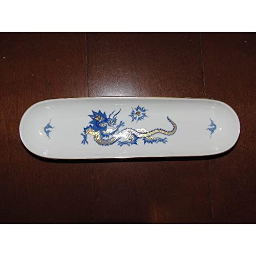 美品 マイセン ペンプレート コバルトブルー 龍の柄 : マイセン ペン