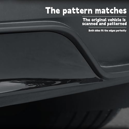 for Tesla Model Y Juniper Premium 2025 2026 Rear Bumper Diffuser Lip Spoiler Trunk Lower Valance Trim Panel Cover Guard Molding Protector Accessories (Glossy Black) Not fit Standard/Performance by Arcoche - Image 4