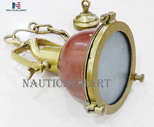 NauticalMart Hanging Ceiling Pendant Brass & Copper Light Nautical Marine Home Decor