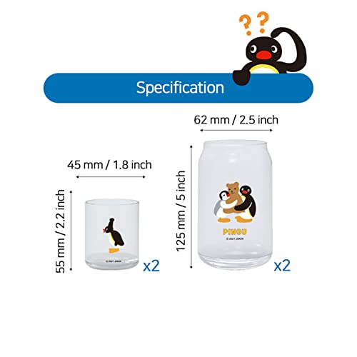 Set de vasos para soju y cerveza 4 piezas miniatura 4
