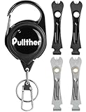 pullther fishing 4PCS Fishing Knot Tying Tool, Multifunctional Fly Fshing Nippers,3 in 1 Fly Fishing Line Cutter with Retractor